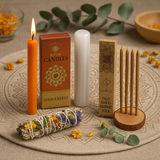 Sage Smudge Kit With Palo Santo, 10 Candles