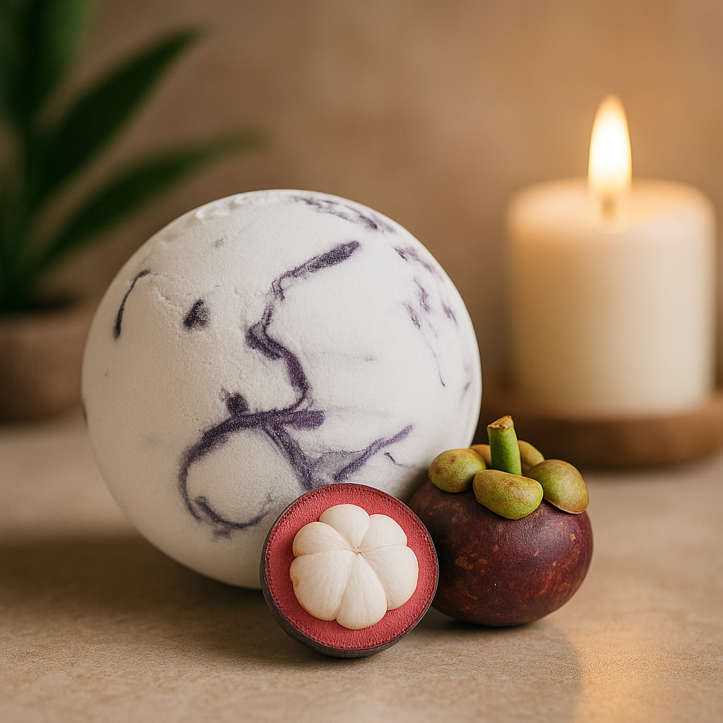 Mangosteen Bath Bomb With Coconut Butter 180g