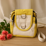 Geantă de voiaj crossbody din bumbac olive