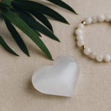 Selenite Heart Crystal 5-6 cm