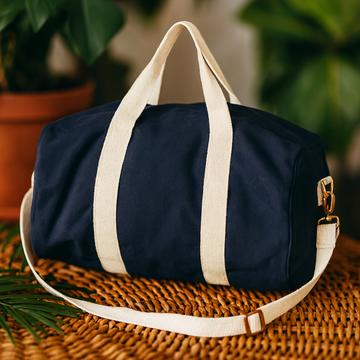 Bolsa de Gimnasio Azul Marino, Correa Ajustable