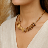 Map Stone Crystal Necklace