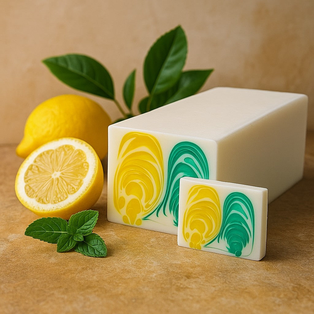 Citrusové mýdlo bochník ručně vyrobené 1.2kg
