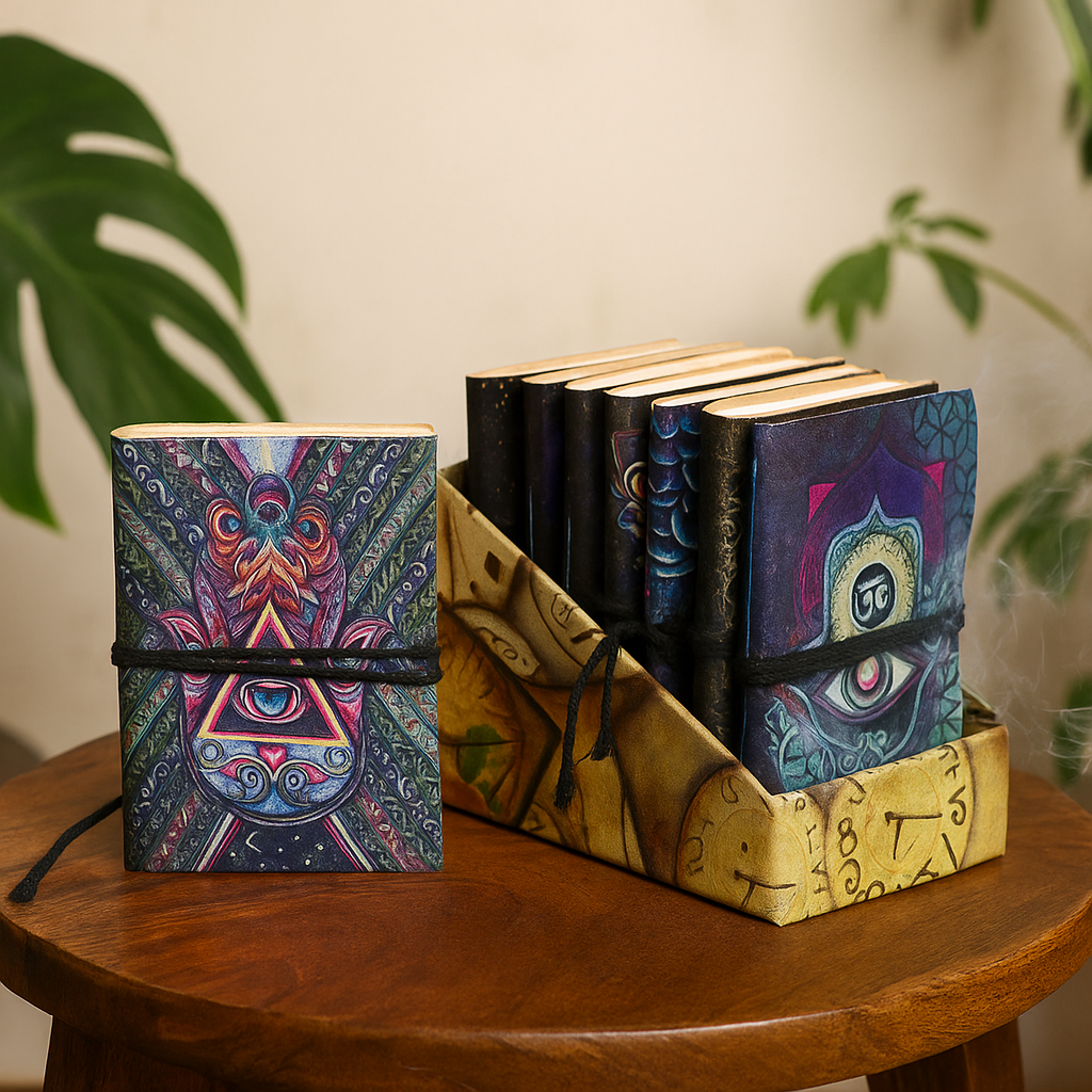 Kapesní zápisník 7x10cm Různé vzory