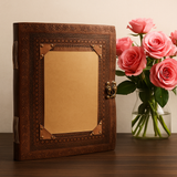 Notatnik skórzany na zamówienie 25x32.5 cm, 200 stron