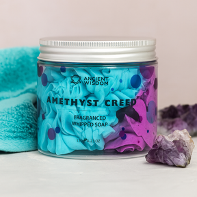 Amethyst Creed Whipped Cream Soap Citrus Musk 120g, Whipped Soap