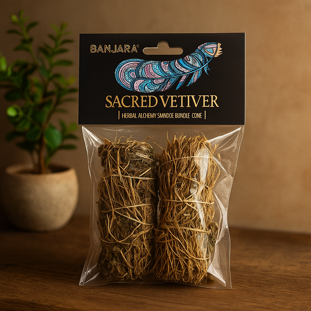 Encens de purification au vétiver - Banjara