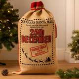 Sac en jute de Noël 76 x 55 cm