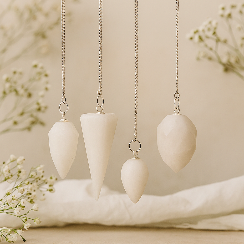 Péndulo Mágico - Cuarzo Nieve