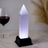 Torre de Cristal de Selenite Ponta de Lápis 20 cm