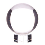 Bola de Cristal de Vidro Óptico com Suporte, 130mm