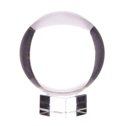 Bola de Cristal 110mm com Suporte Vidro Óptico