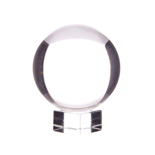 Bola de Cristal com Suporte 50mm Vidro