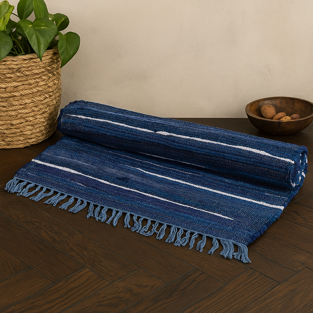 Flickenteppich – 150 x 90 cm – Anthrazitgrau