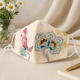 Modische Gesichtsmaske – Mandala-Papagei (Erwachsene)