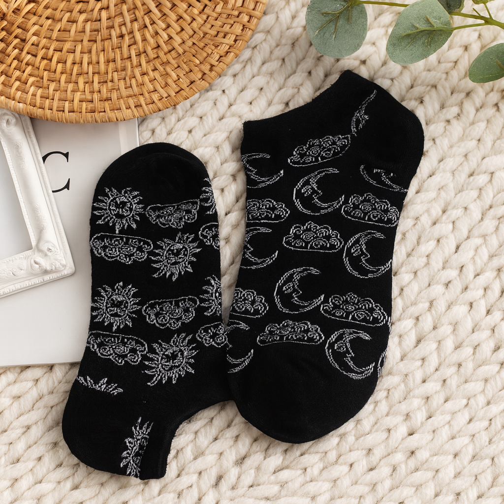 Low Cut Socks S/M 3.5-6.5 Day and Night