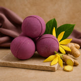 Šumivá koupelová bomba Ylang Ylang a zázvor