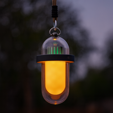 Flammeeffekt lampe USB-C genopladelig