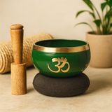 Juego de cuencos tibetanos Árbol de la vida verde 10,7 cm