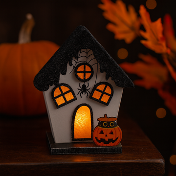 Halloween LED husdekoration indendørs udendørs edderkop græskar