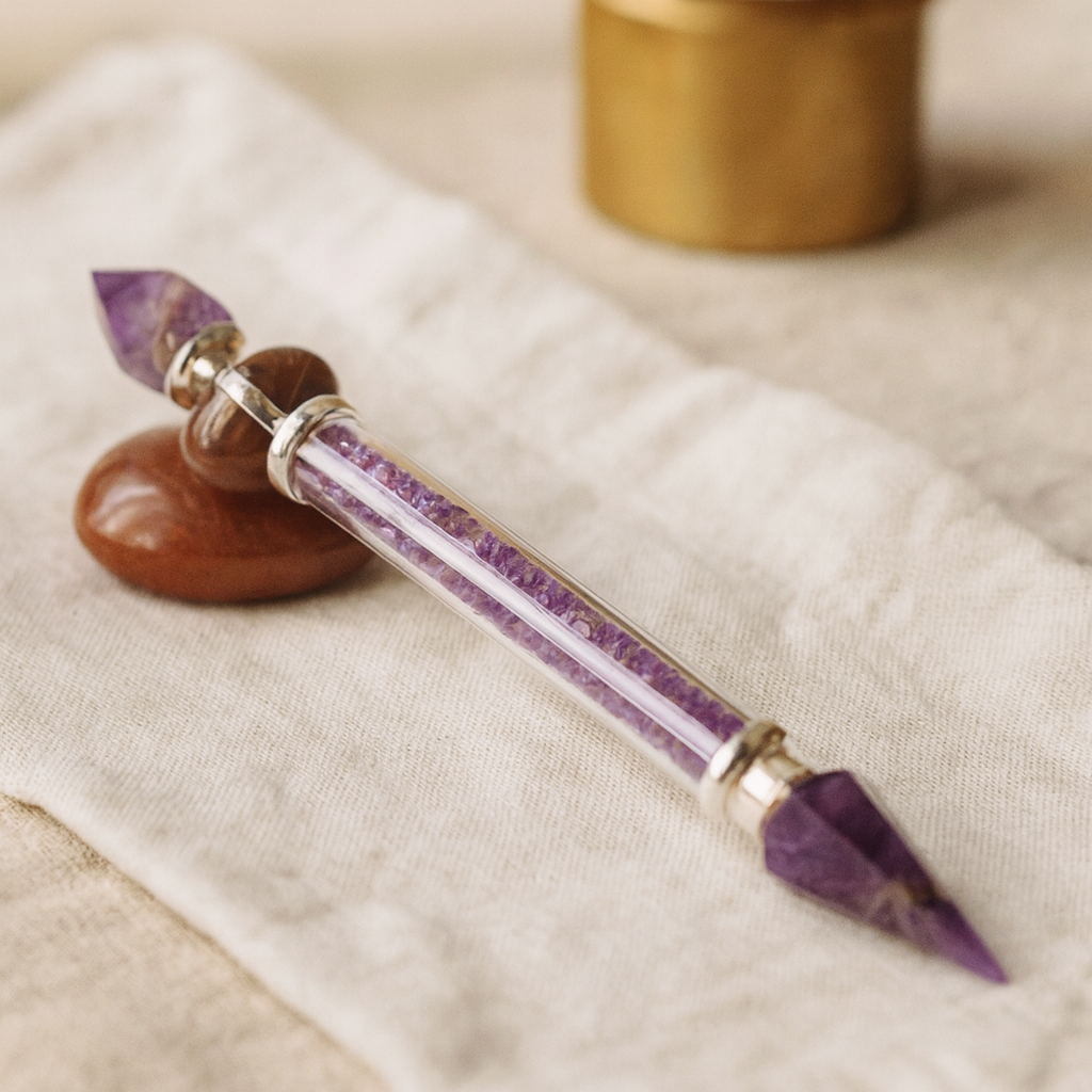 Amethist Kristallen Staf - Shiva Lingam