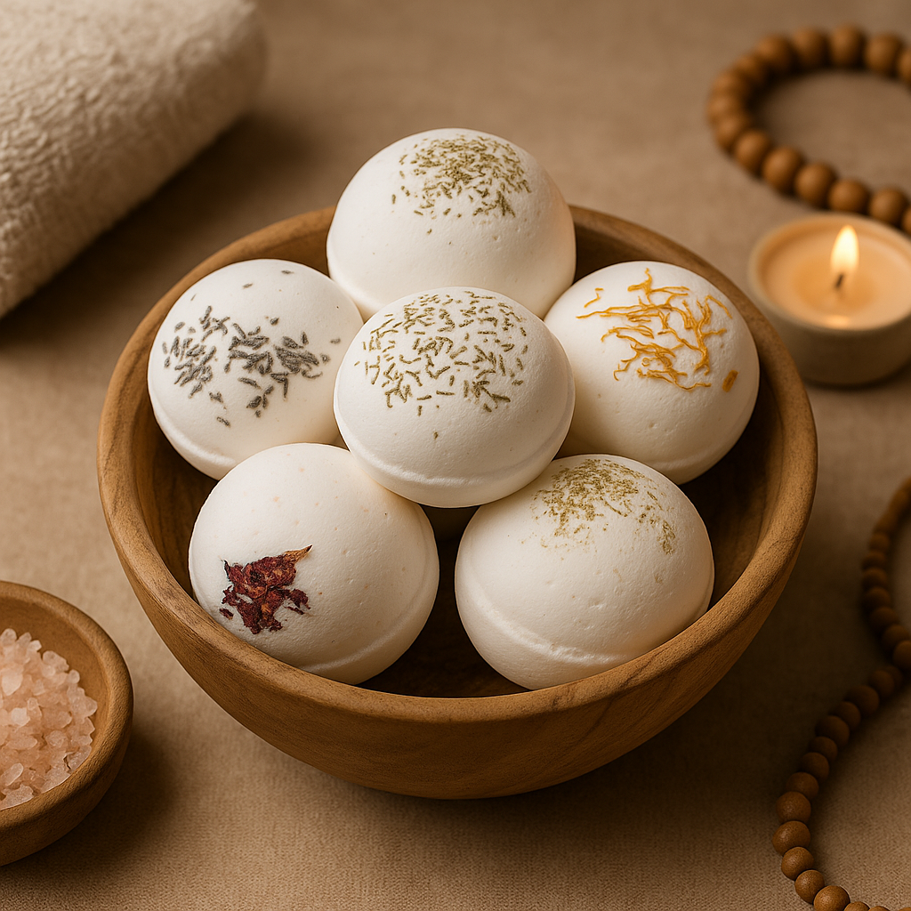 Kula do kąpieli z solą himalajską aromaterapia
