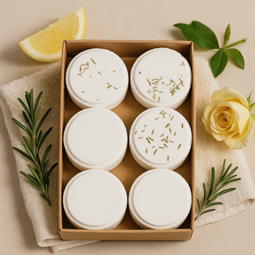 Set regalo Shower Steamers da 4 aromaterapia
