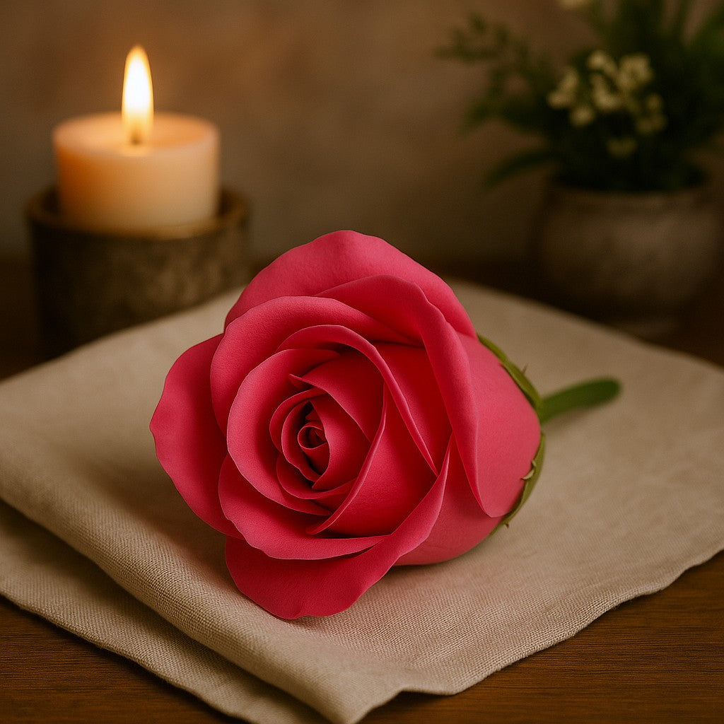 Sabonete Flores de Rosa Pacote com 10 unidades