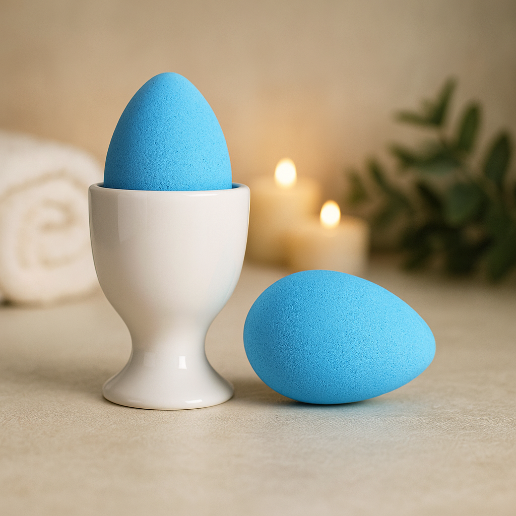 Bombe de bain en forme d'œuf unique 60g parfums assortis