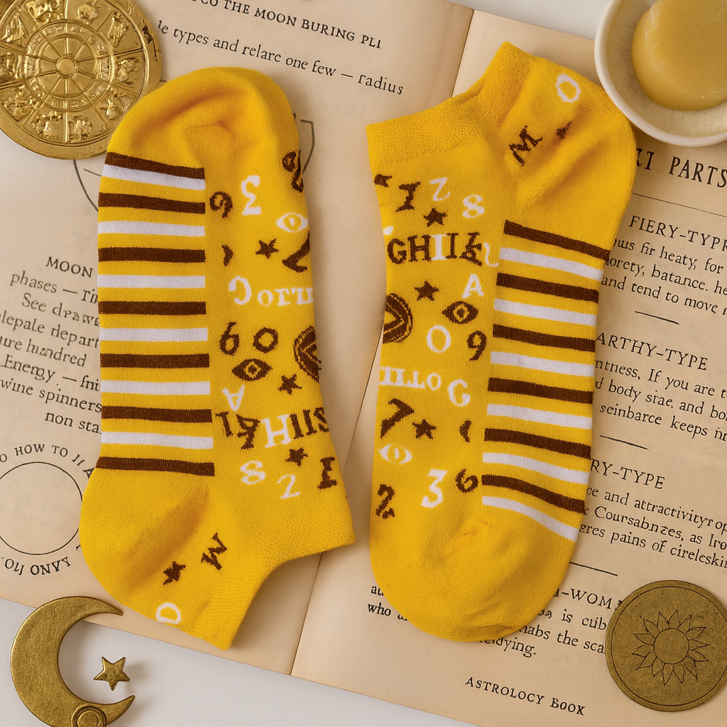 Ouija Board Ankle Socks S/M 3.5-6.5