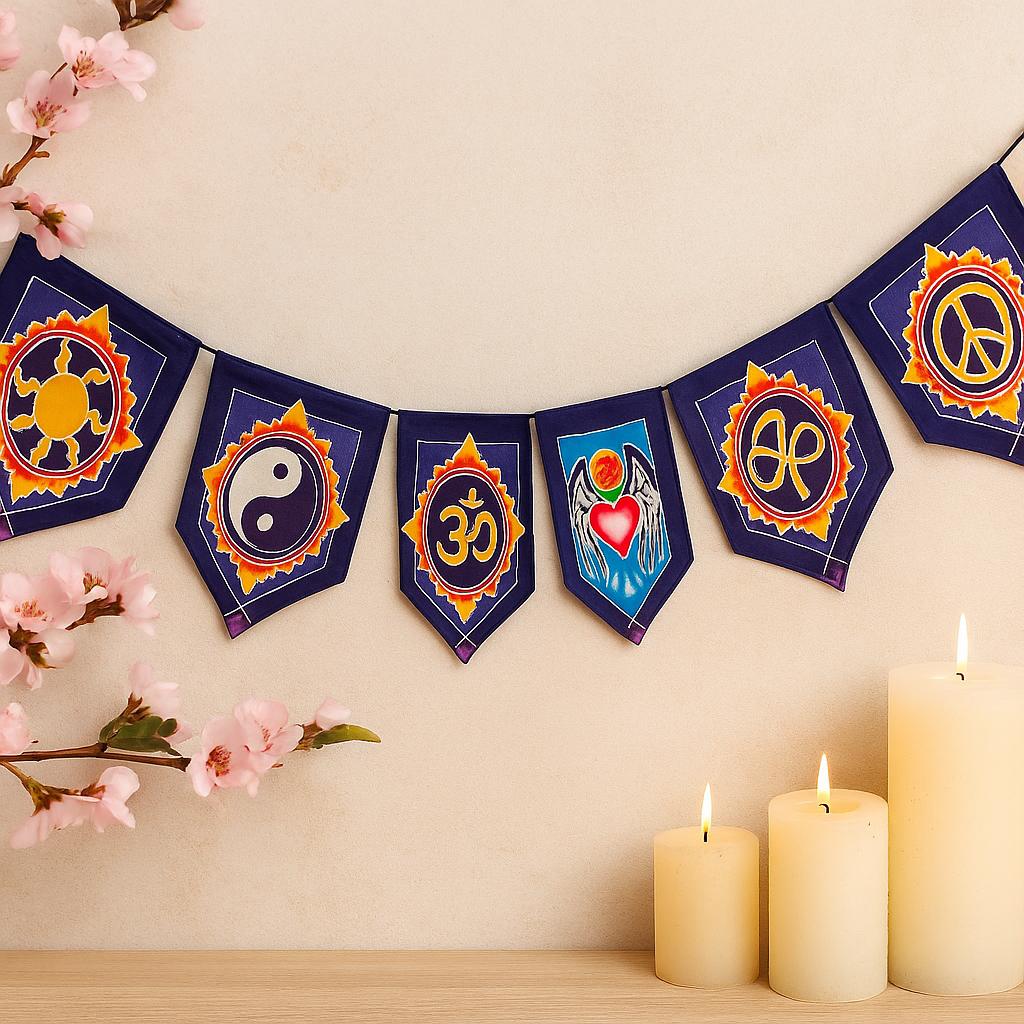 Estandarte 7 Banderas - Amor en el Centro