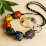 Pendente Chakra Árvore da Vida, 7 Pedras