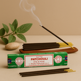 Pauzinhos de Incenso de Patchouli 15g - Satya