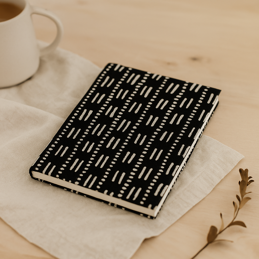 Notes 96 stron 20x15cm Bawełniane Kropki i Kreseczki