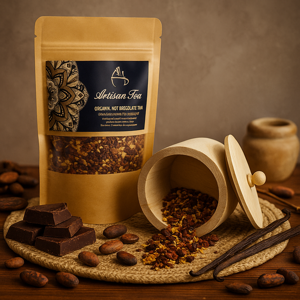 Organik Sıcak Çikolatalı Chai Dökme Yaprak Çay, 50g
