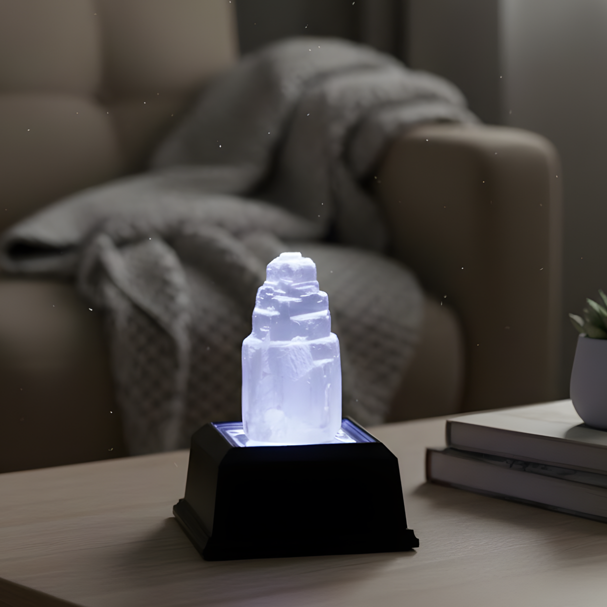 Torre di Cristallo di Selenite 5 cm