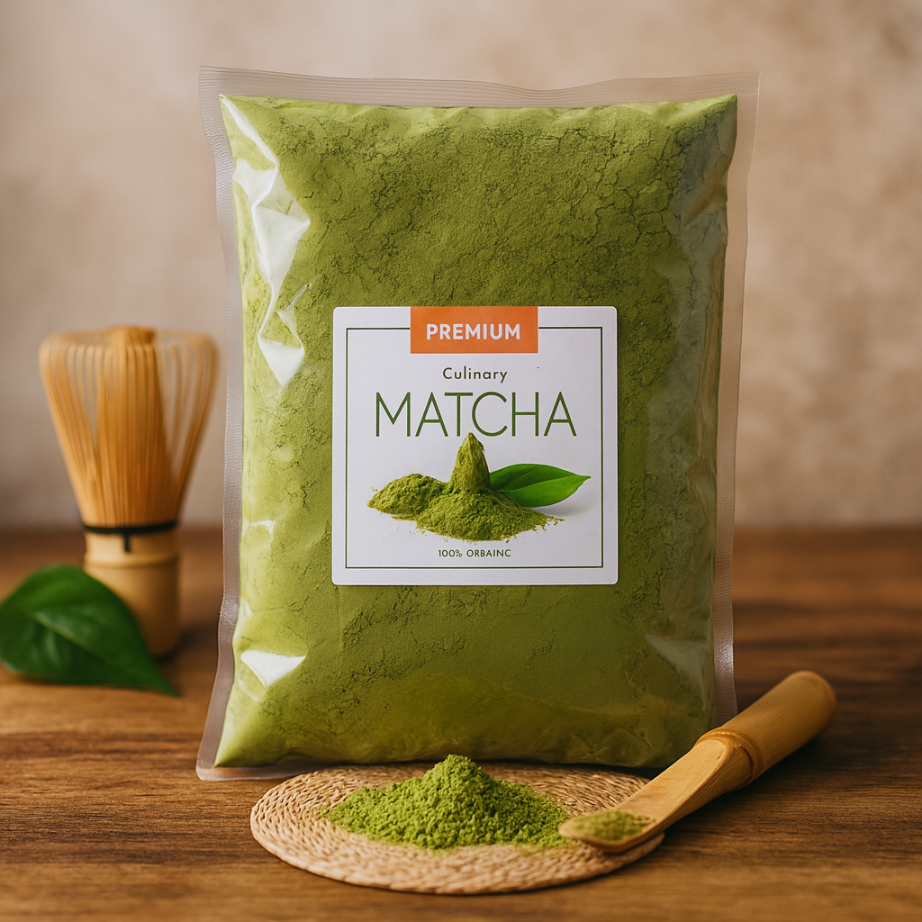 Matcha grønn te pulver økologisk japansk kulinarisk