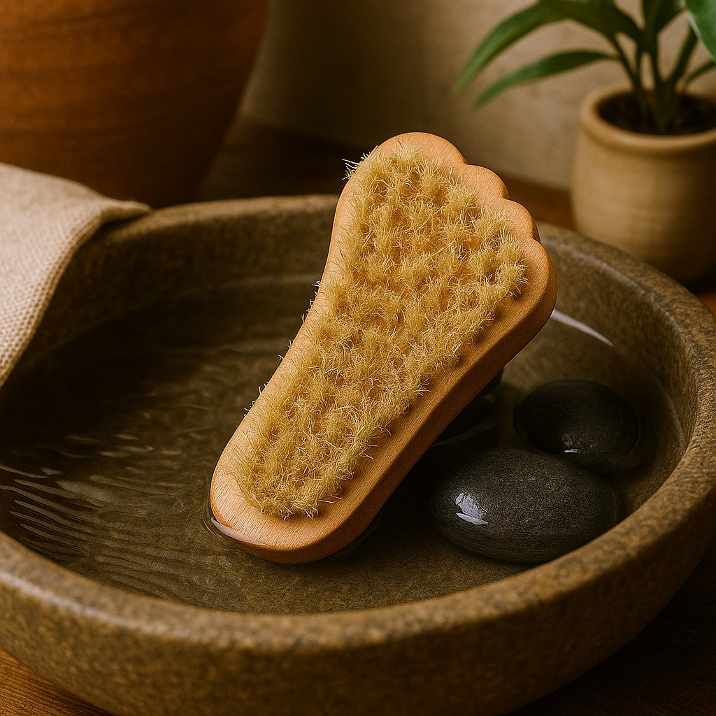 Exfoliërende Lichaamsborstel Voetvormige Mini