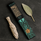 Bílé šalvějové vonné tyčinky, 8 kusů Banjara