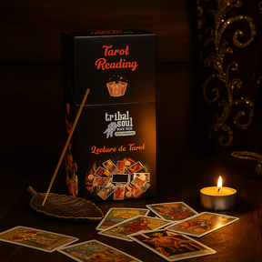 Tarot Incense Sticks With Ceramic Burner, Tribal Soul