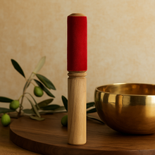 Singing Bowl Mallet Velvet Wrapped Wooden Striker