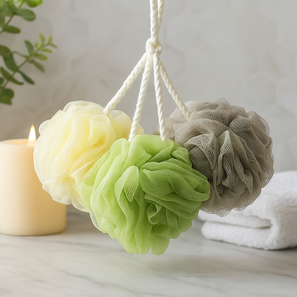 Hajgumikészlet 4 darab, természetes árnyalatok