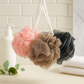Hair Scrunchies Two-Tone Assorted 4 Pack 50gm