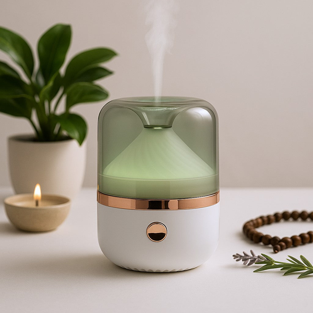 Illóolaj Diffúzor Párásító 120ml USB Színváltós