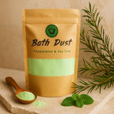 Pudră de baie Mentă și Arbore de Ceai 190g