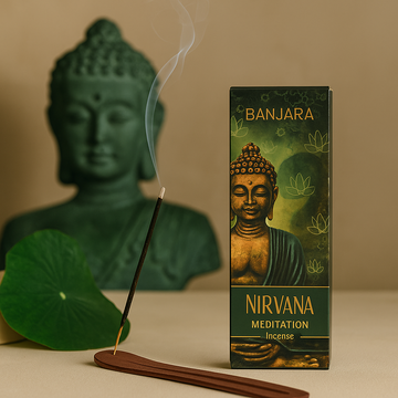 Bețișoare de Tămâie pentru Meditație Naturală Banjara Buddha Nirvana
