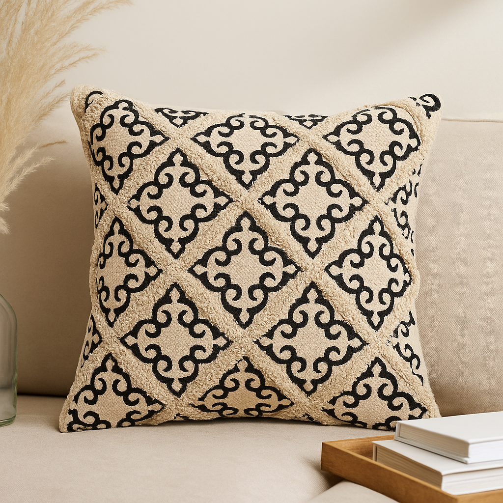 Pudevår Boho Geometrisk Bomuld 45x45 cm