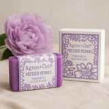 Glycerin Soap Bar Pressed Peonies Handmade 140g