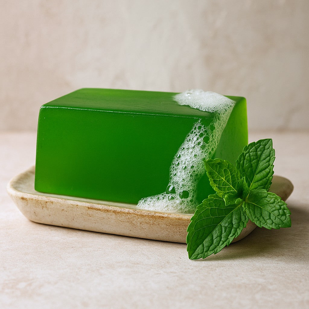 Peppermint Essential Oil Soap Bar 100g