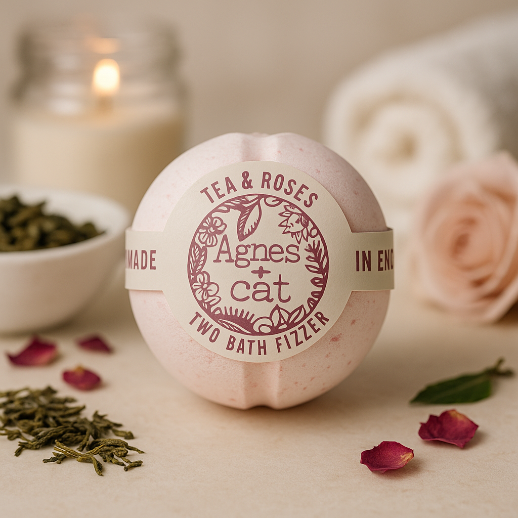 Bain moussant - Rose et thé vert